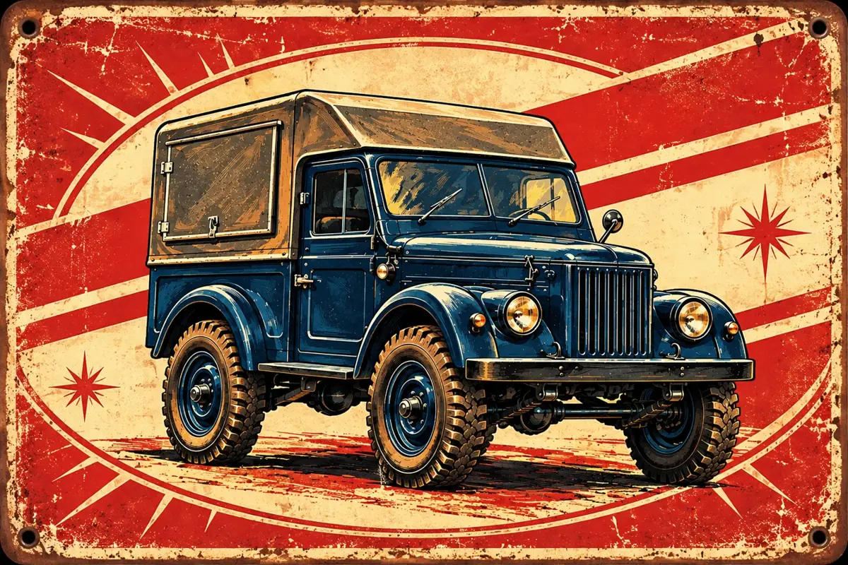 Illustration of The GAZ soda stop